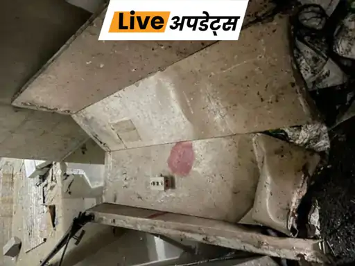 भास्कर अपडेट्स:ठाणे में 6ठे फ्लोंर से लिफ्ट गिरी, अंदर मौजुद 8 में से 4 लोगो घायल हुए