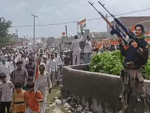 हरियाणा के शहीद सिंधु अंतिम सफर पर:कैथल में तिरंगा लेकर साथ चली भीड़