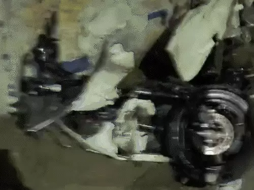 ટૂ-વ્હીલર 50 ફૂટથી વધુ રોડમાં ઢસડાતાં ફુરચેફૂરચા:રાજકોટમાં બેફામ BMW કારના ચાલકે અડફેટે લેતાં યુવકનું મોત